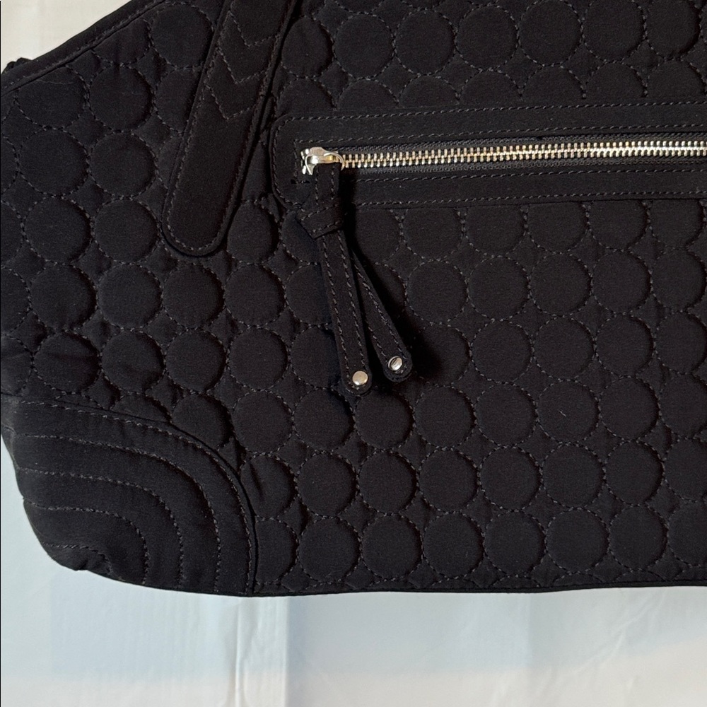 Vera Bradley Black Quilted Crossbody And Shoulder Bag - Picture 7 of 14